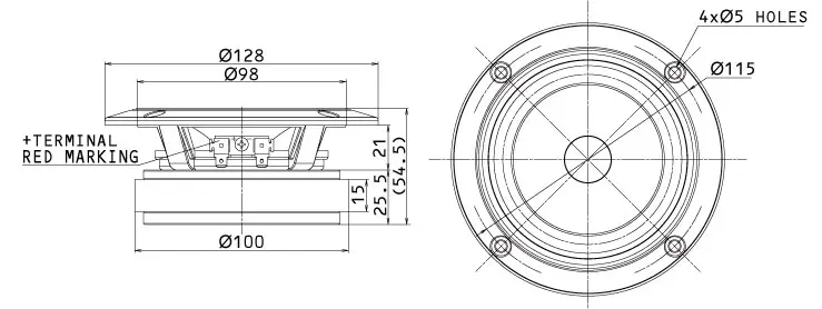 FOSTEX FE108-Sol(2015) - outline